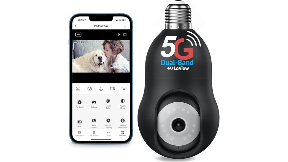 LaView 4MP Bulb Security Camera